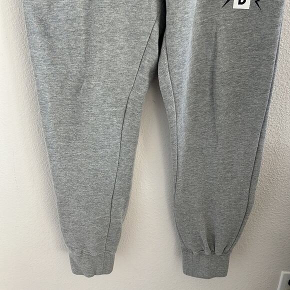 Halfway Dead HWD Gray with Black and White Logo Jogger Pants Medium - Picture 5 of 8
